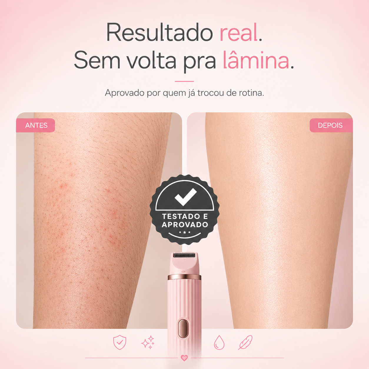 Depilador Elétrico Bellear SmoothShave™