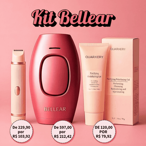 Kit Bellear – Pele Lisa Sem Irritação