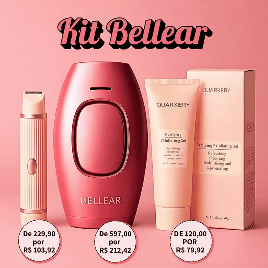 Kit Bellear – Pele Lisa Sem Irritação
