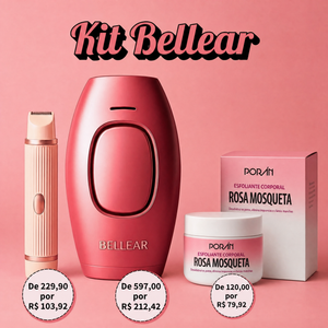 Kit Bellear – Pele Lisa Sem Irritação