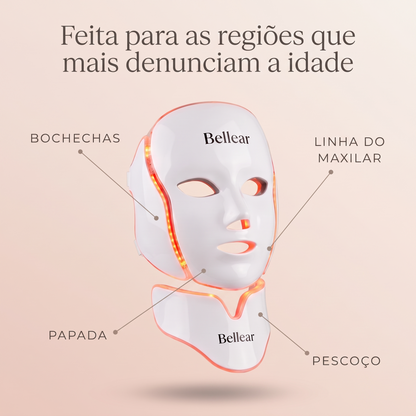 Feita para as regiões que mais denunciam a idade: papada, linha do maxilar, bochechas e pescoço