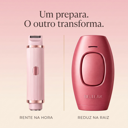 Um prepara, o outro transforma — SmoothShave deixa rente na hora e o IPL reduz na raiz